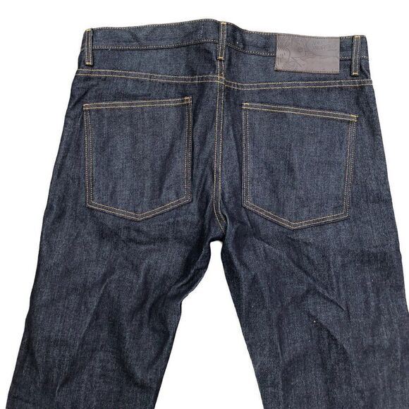 RARE Naked & Famous Selvedge Jeans Size 36 Classic Selvedge Indigo - Picture 2 of 7